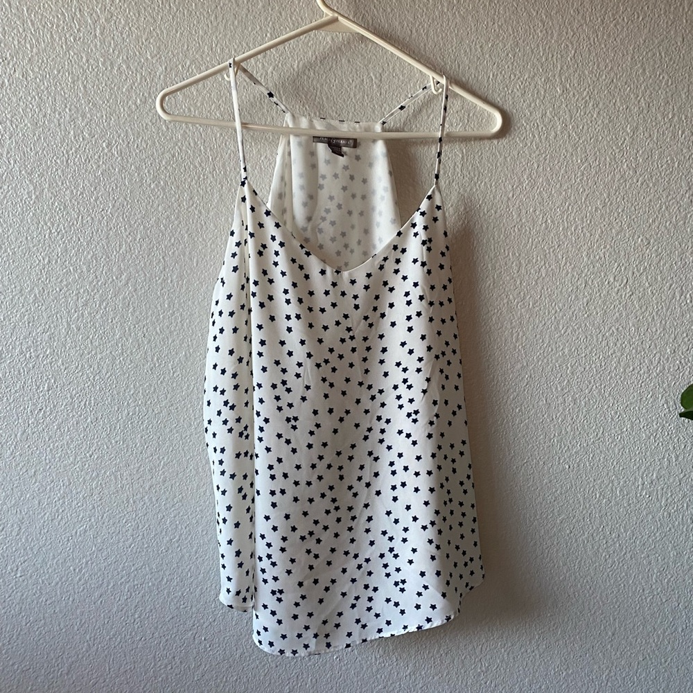 Peace & Pearls Blouse with Stars